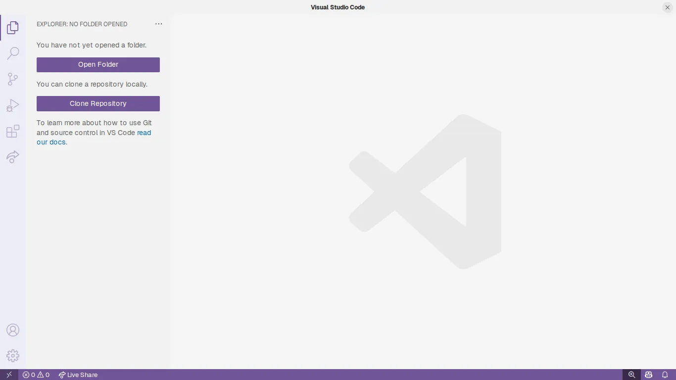 VS Code View